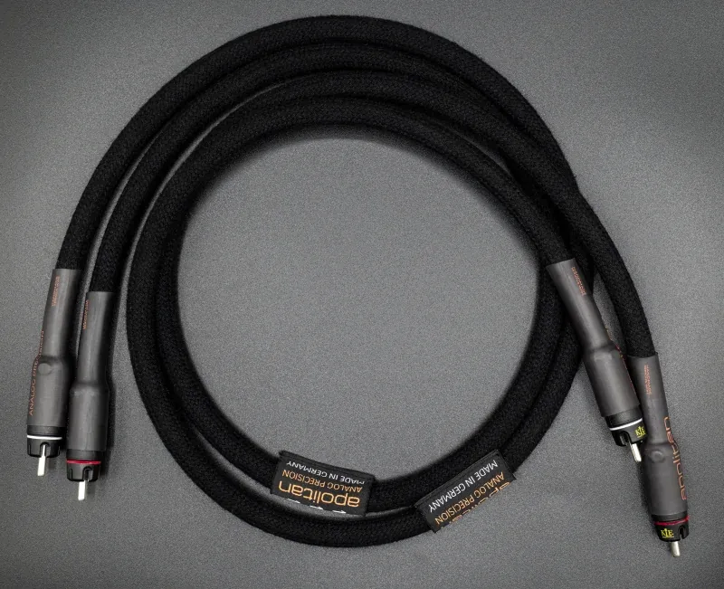 Gimpel RCA Kabel komplett mit Baumwollummantelung